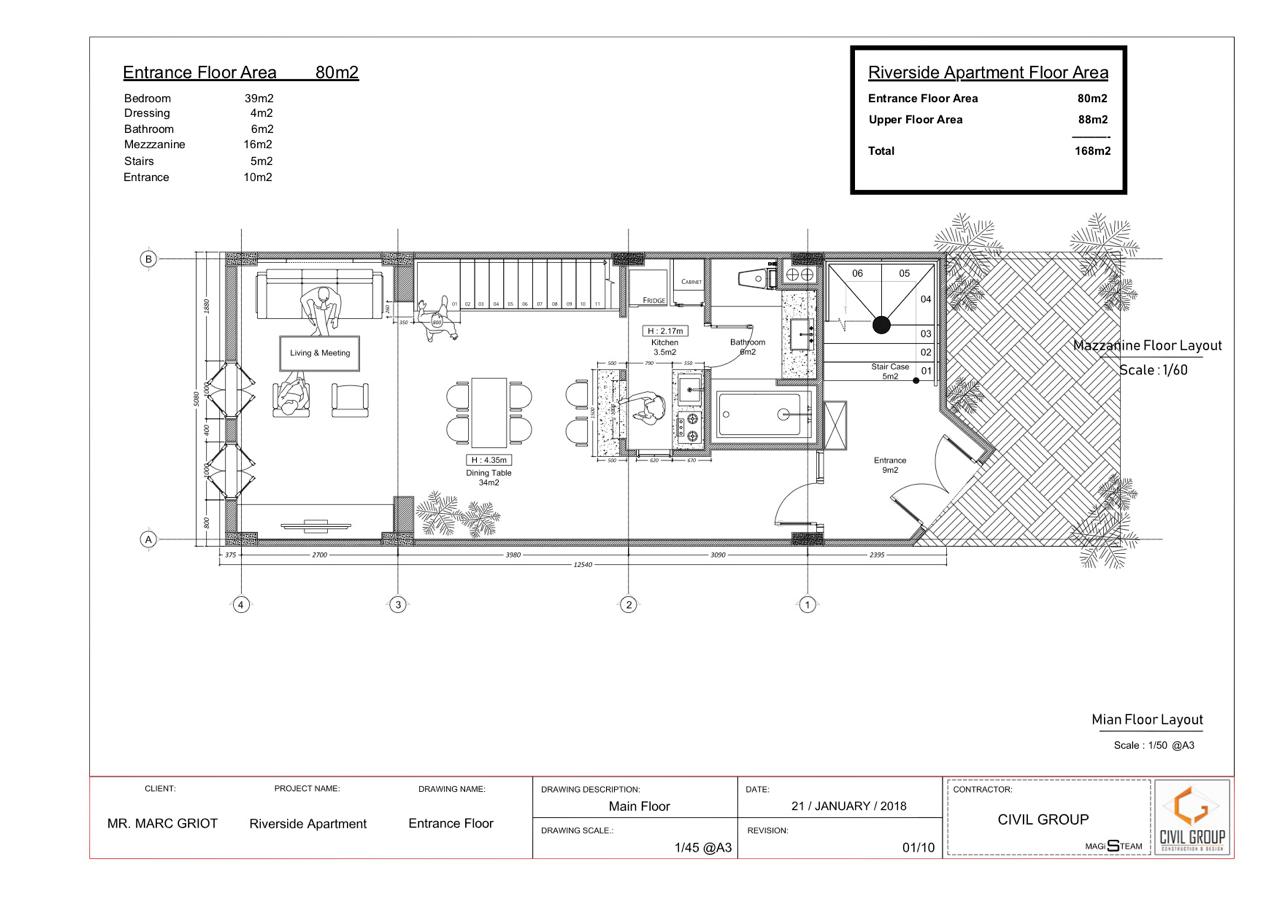 Riverside Red Building Penthouse — photo 18