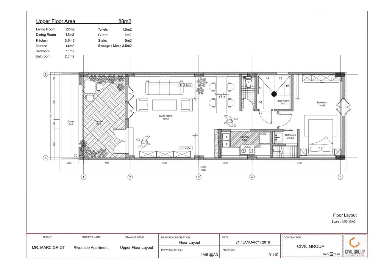 Riverside Red Building Penthouse — photo 9